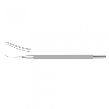 Sloane Lasek Flap Repositer Gently Curved Spatulated Tip Stainless Steel, 12 cm - 4 3/4" 
